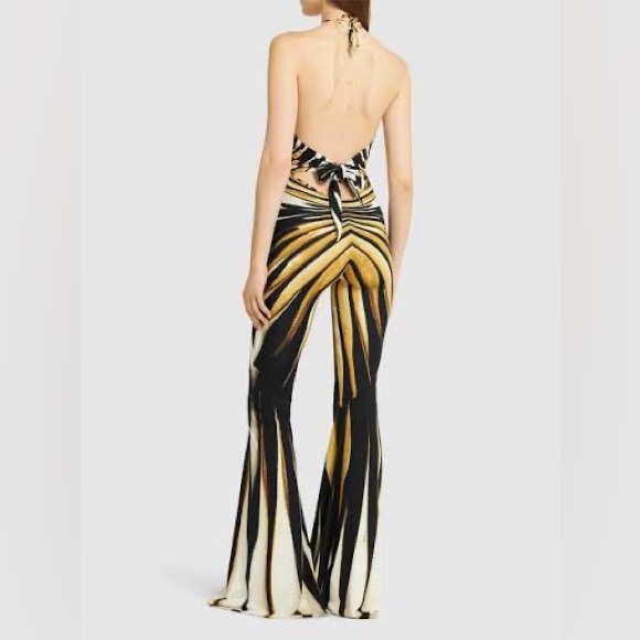 Roberto Cavalli Ray Of Gold Print Jumpsuit - Picture 3 of 3